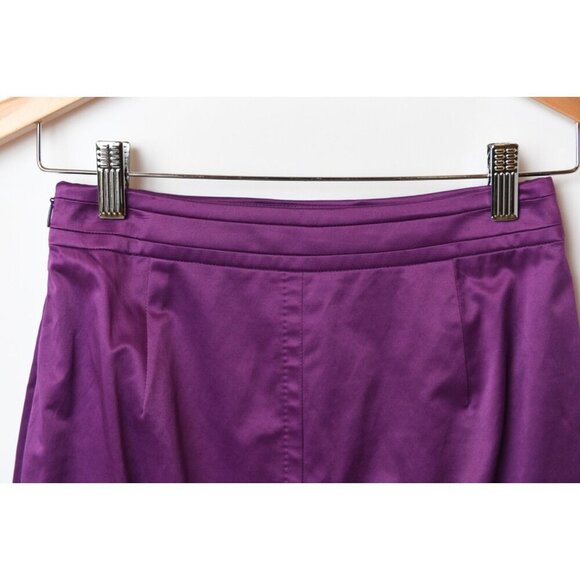 Hugo Boss Pencil Skirt Silk Womens US 2 Pleated Hot Pink Vunni - Picture 6 of 11